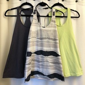 3-Pack Lululemon Racerback Tank Size 8